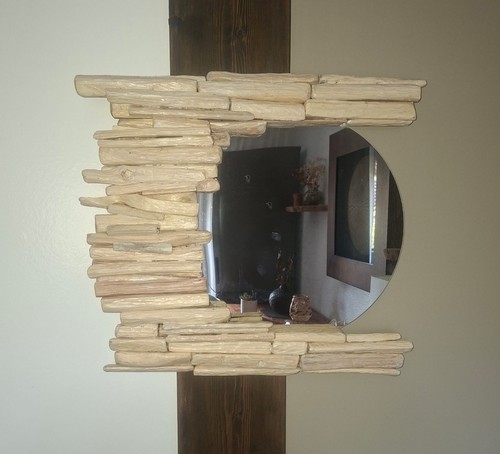 Wandspiegel holz massiv - holz,