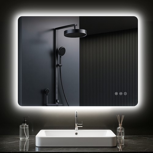 Led badspiegel mit - badspiegel, beleuchtung