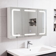 60x80cm LED Spiegelschrank