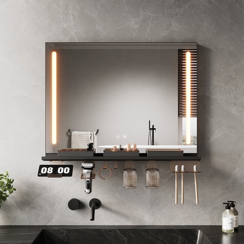 Badspiegel mit led beleuchtung - mit,