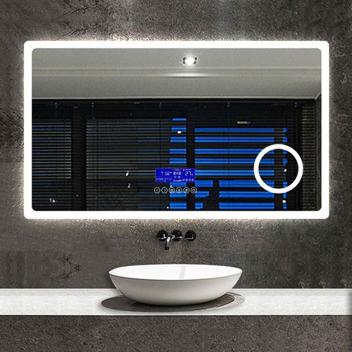 Badspiegel mit led beleuchtung - mit,