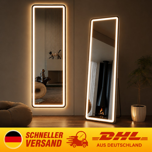 Led ganzkörperspiegel 150x45 - led-ganzkörperspiegel,