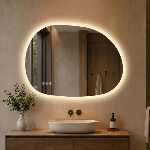Led badspiegel asymmetrisch - led,